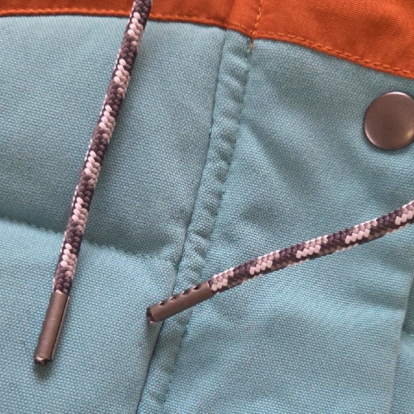 Rare! Patagonia 'Mogul Blue/Sisu Brown' w/ Mushroom Print Bivy Vest - Size M - Picture 5 of 10